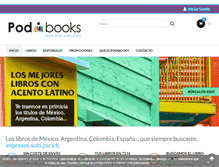 Tablet Screenshot of podibooks.com